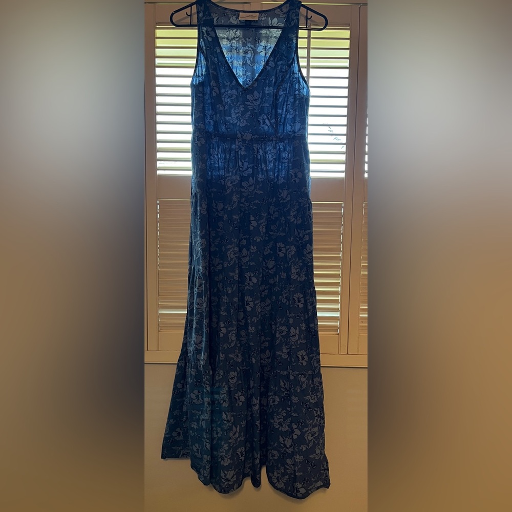 Universal Thread Blue Pleated Maxi Skirt